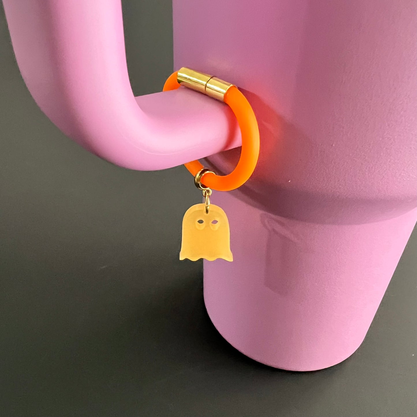 Spooky Glow in the Dark Ghost Tumbler Drinkware Charms|Perfect for Halloween