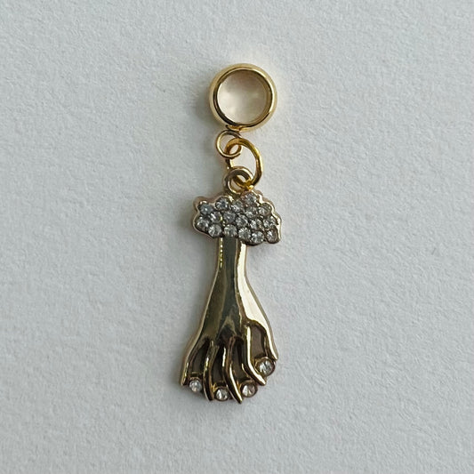 Fancy Hand Micro-Pavé Charm