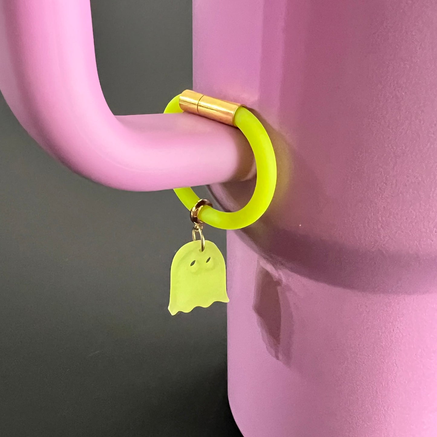 Spooky Glow in the Dark Ghost Tumbler Drinkware Charms|Perfect for Halloween