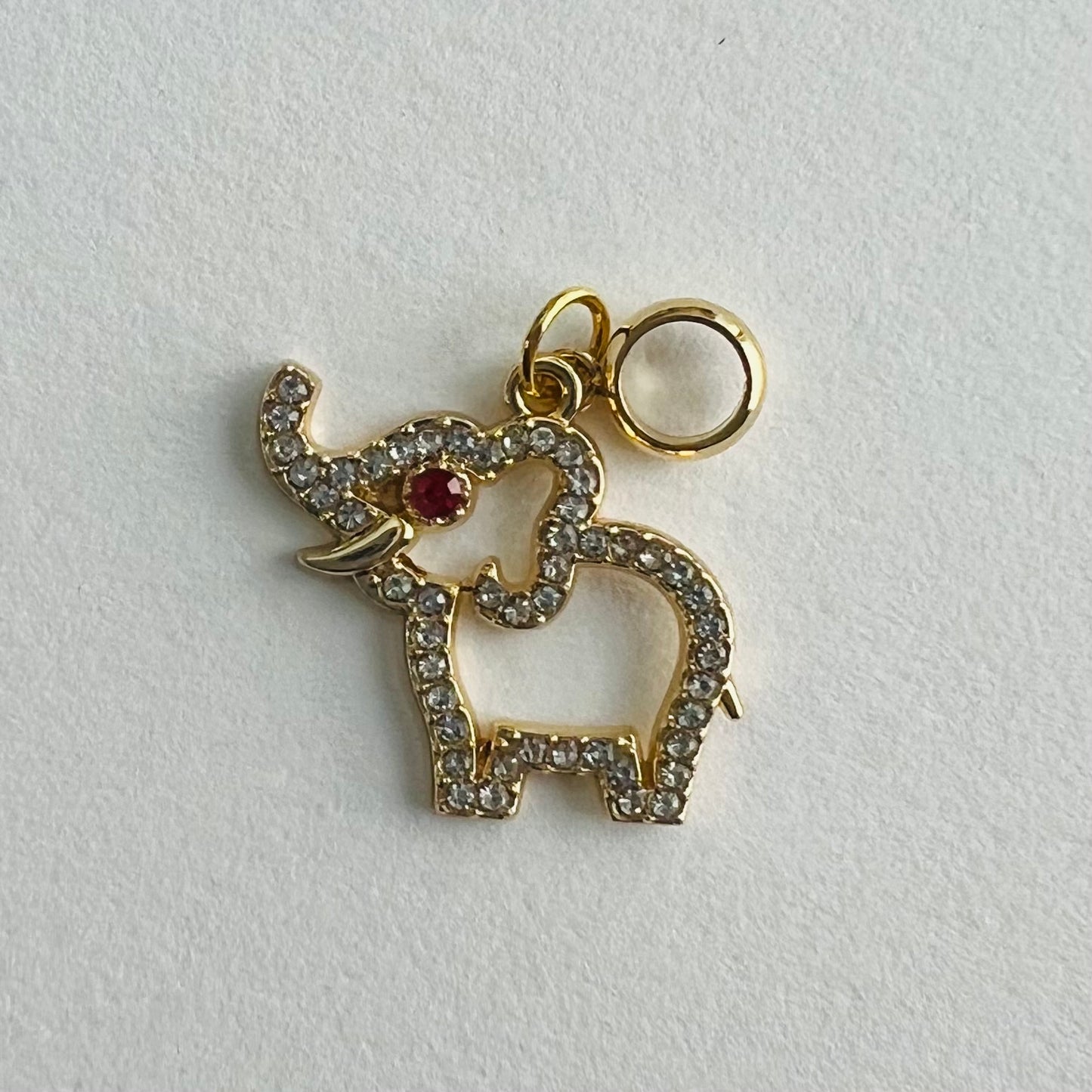 Red-Eye Lucky Elephant Charm