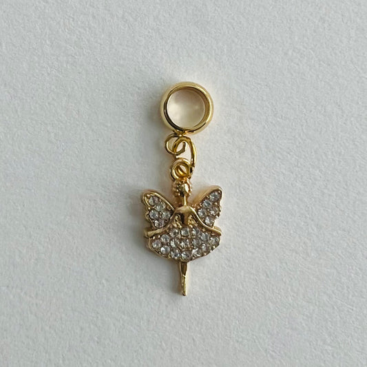 Angel Ballerina Micro-Pavé Charm