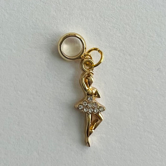 Ballerina Micro-Pavé Charm