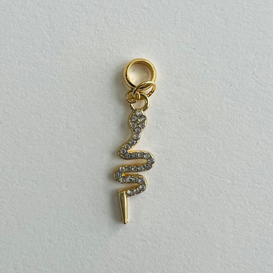 Snake Micro-Pavé Charm