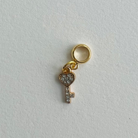 Locket Key Micro-Pavé Charm