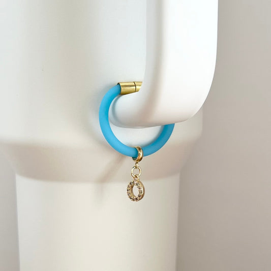 Personalized Initial Drinkware Charm for Cups, Tumblers and Stemware