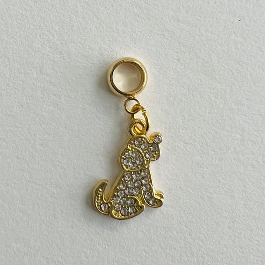 Puppy Micro-Pavé Charm